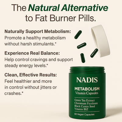 Nadis™ MetaboBoost+ – Weight Management, Block Cravings, Boost Energy