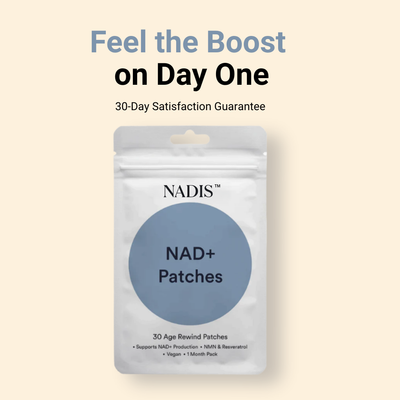 Nadis™ NAD+ Vital Patch – Daily Support for Cellular Energy, Focus & Recovery