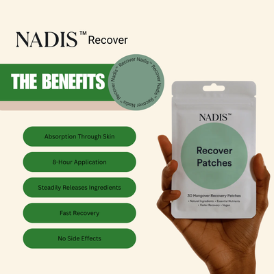 Nadis™ Recover Patch - Daily Replenishment for Energy, Clarity & Recovery