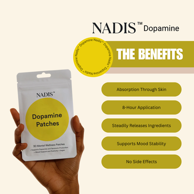 Nadis™ Uplift+ Mood & Focus Patches for Daily Drive, Clarity & Emotional Balance