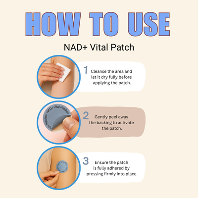 Nadis™ NAD+ Vital Patch – Daily Support for Cellular Energy, Focus & Recovery